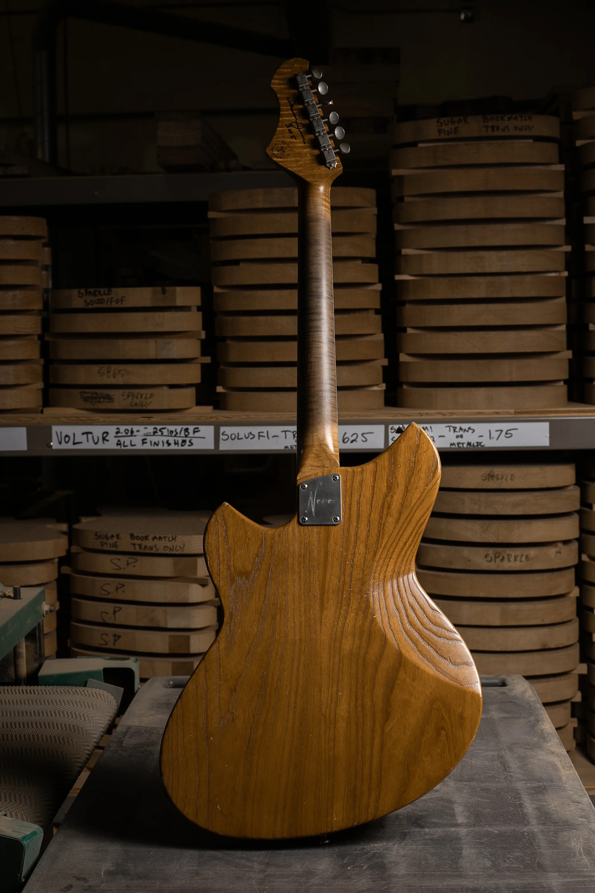 Novo Signature MIRIS J - Heather Mist Burst w/ Amber Back & Sides (3 of 5) - Image 4