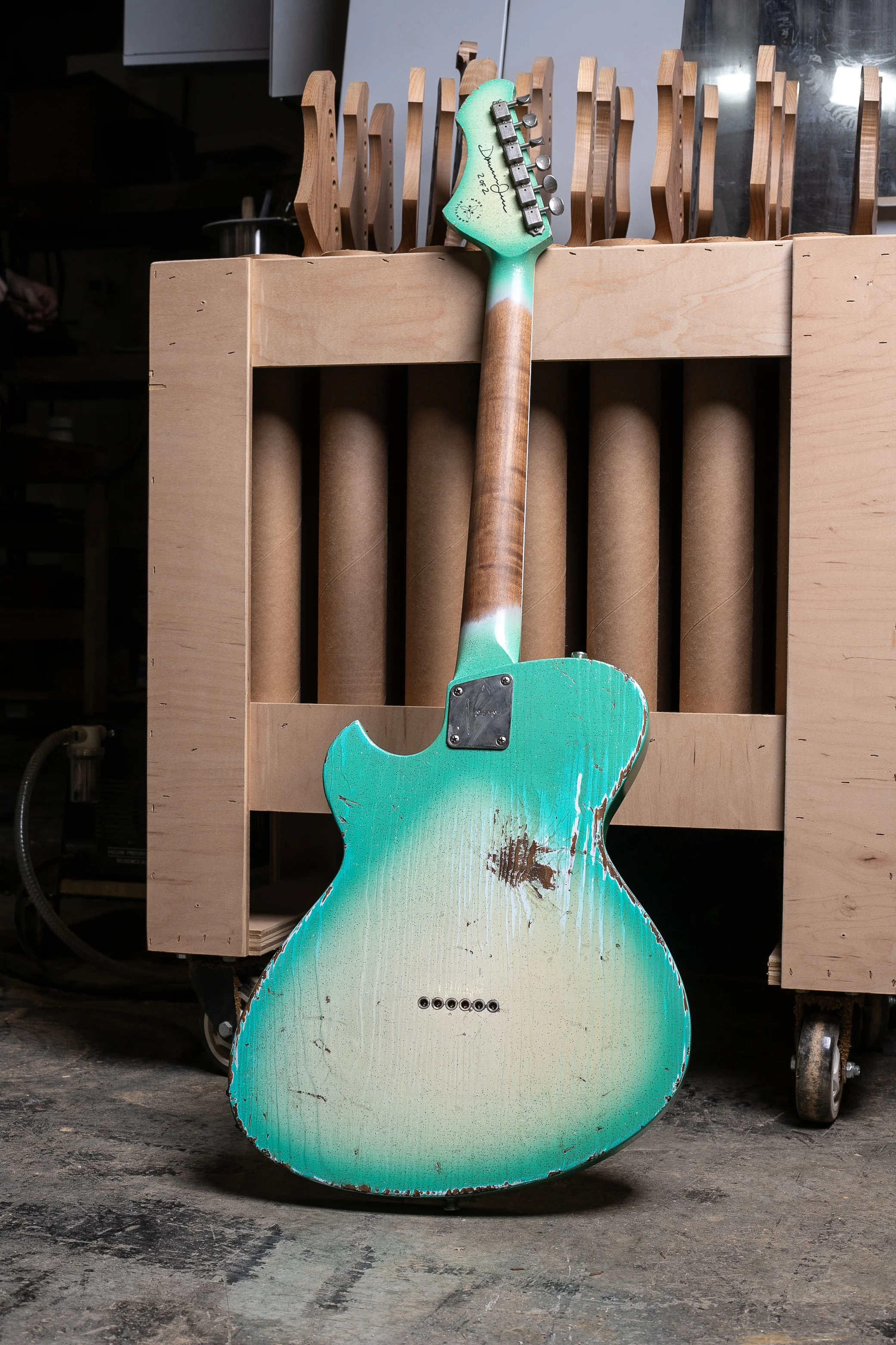 Signature SOLUS F1 - Seafoam Silvertone Burst - Image 3