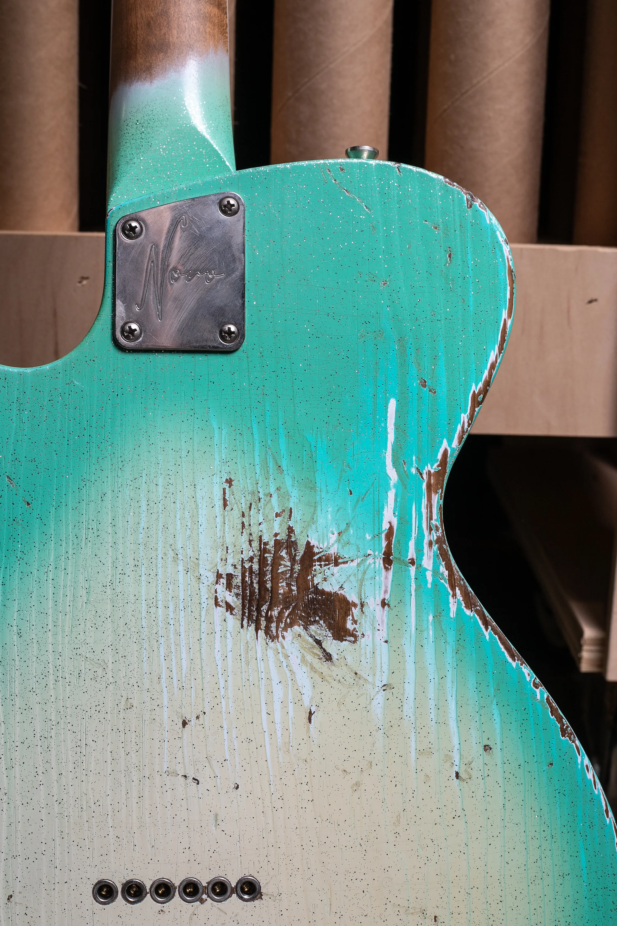 Signature SOLUS F1 - Seafoam Silvertone Burst - Image 5