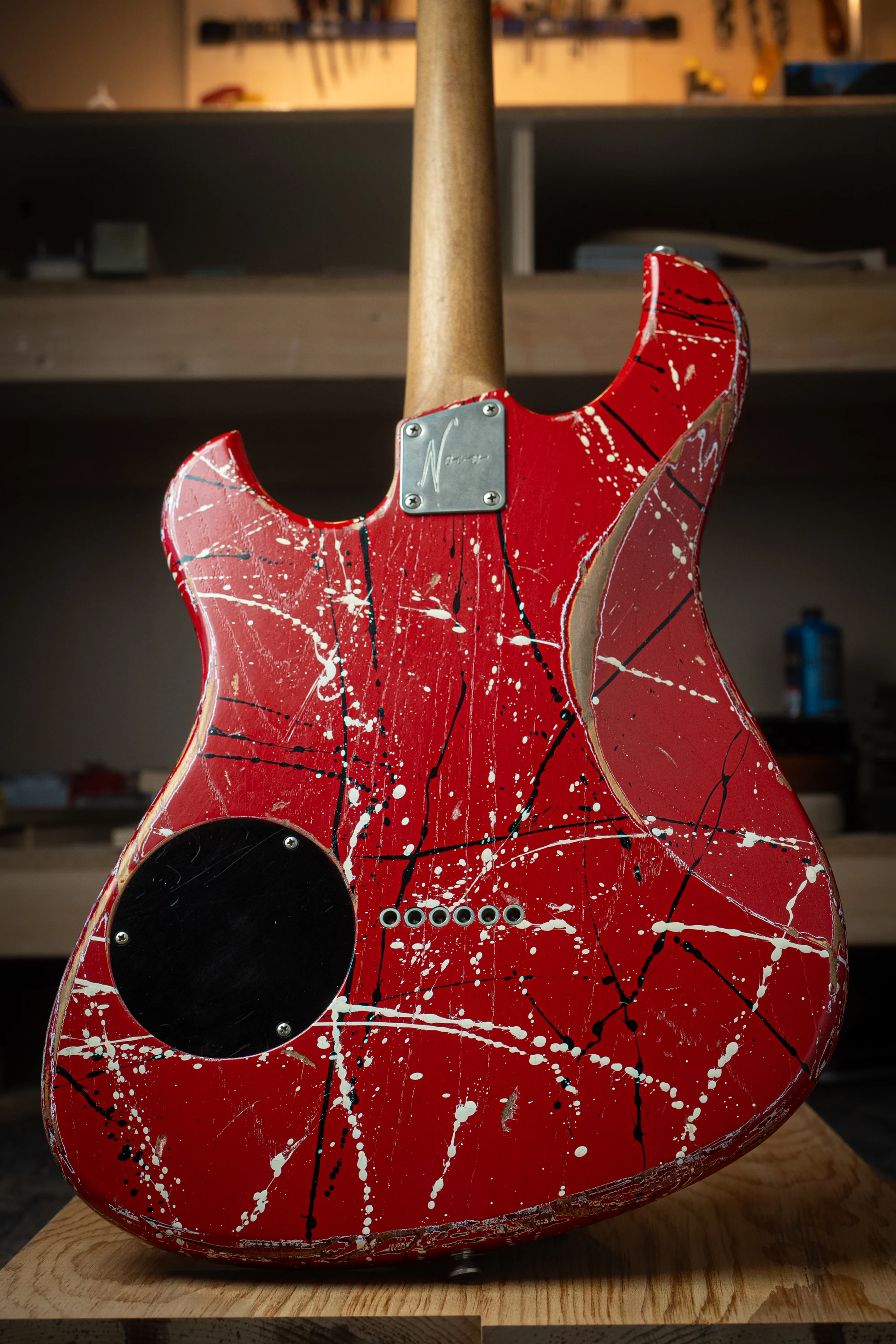 Signature IDRIS H1 - Red/Black/White Splatter | NAMM 26 - Image 8